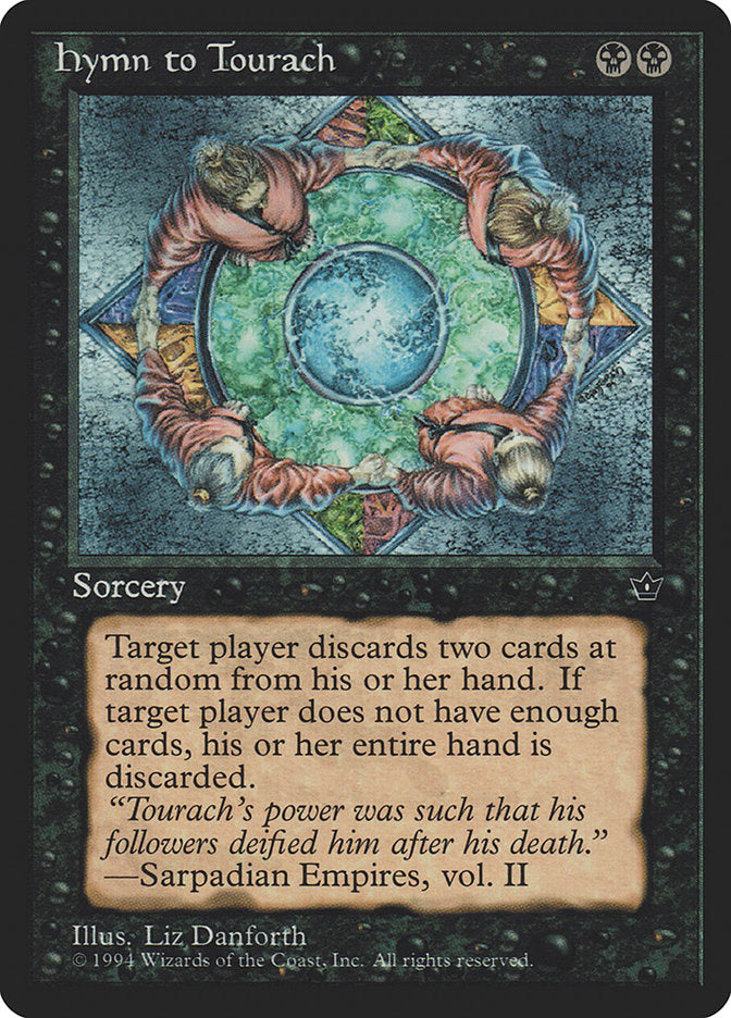 Hymn to Tourach (Liz Danforth) [Fallen Empires] | Gaming Infinity