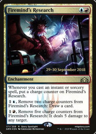 Firemind's Research [Guilds of Ravnica Promos] | Gaming Infinity