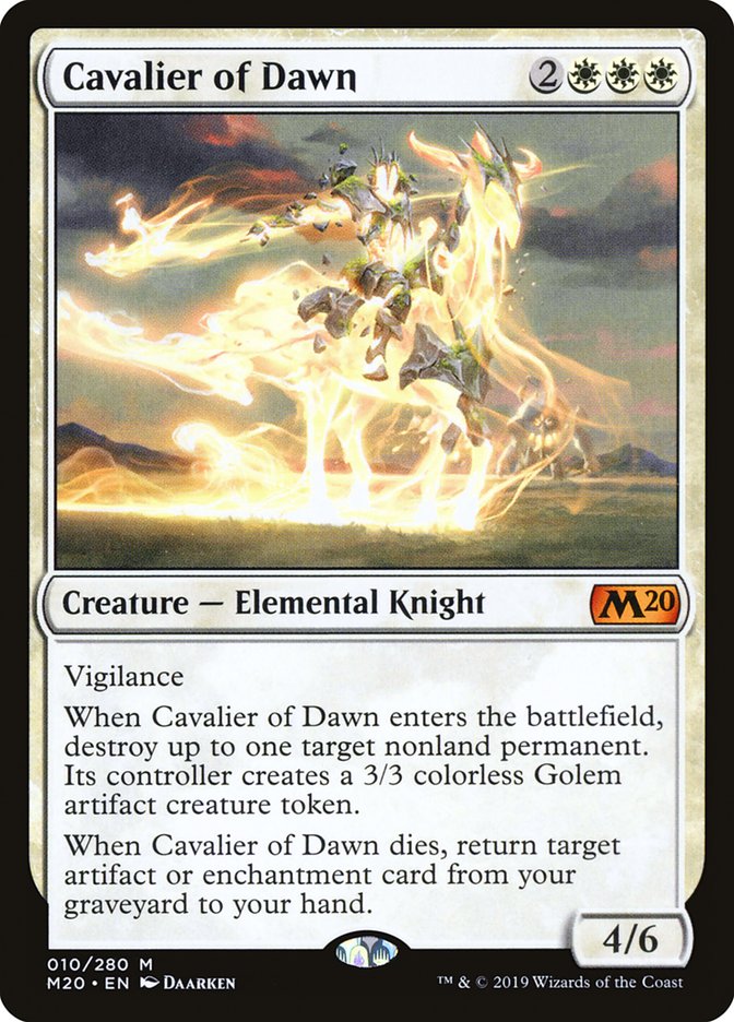 Cavalier of Dawn [Core Set 2020] | Gaming Infinity