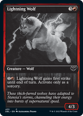 Lightning Wolf [Innistrad: Double Feature] | Gaming Infinity