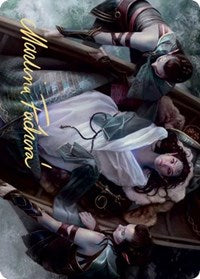 Return Upon the Tide Art Card (Gold-Stamped Signature) [Kaldheim: Art Series] | Gaming Infinity