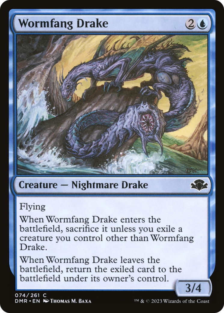Wormfang Drake [Dominaria Remastered] | Gaming Infinity