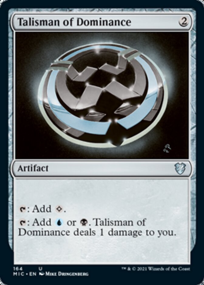 Talisman of Dominance [Innistrad: Midnight Hunt Commander] | Gaming Infinity