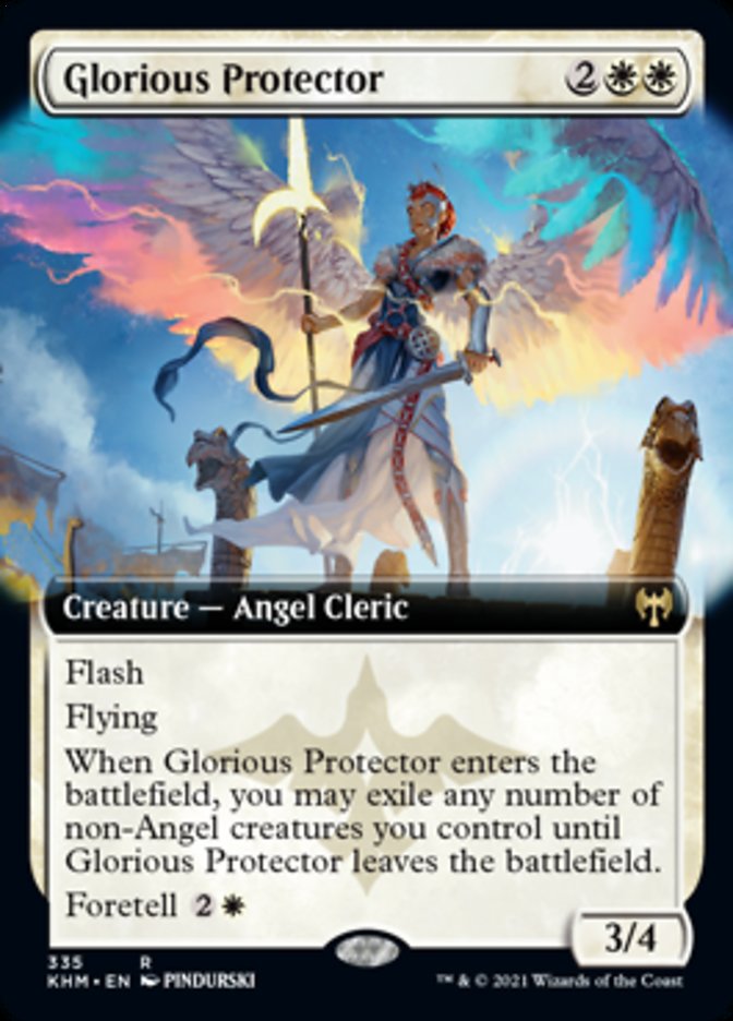 Glorious Protector (Extended Art) [Kaldheim] | Gaming Infinity