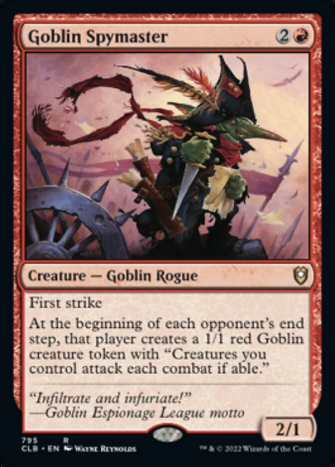 Goblin Spymaster [Commander Legends: Battle for Baldur's Gate] | Gaming Infinity