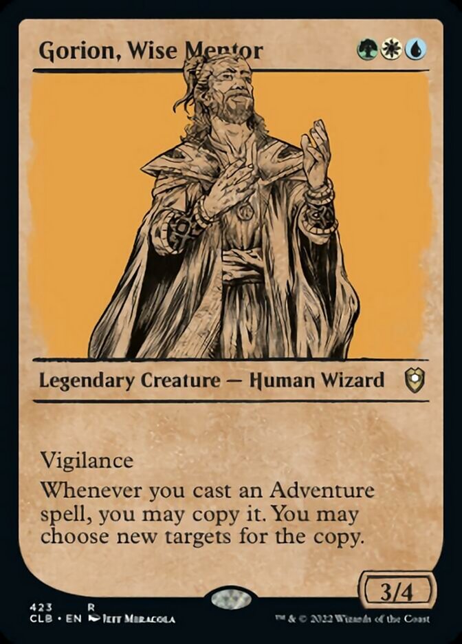 Gorion, Wise Mentor (Showcase) [Commander Legends: Battle for Baldur's Gate] | Gaming Infinity