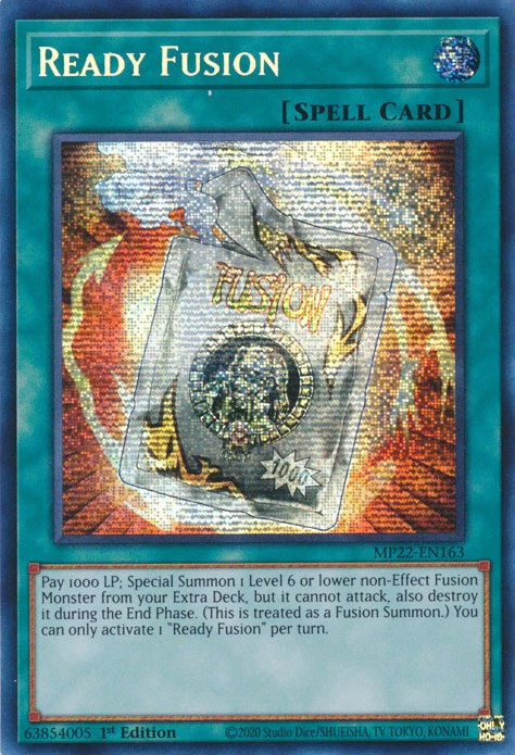 Ready Fusion [MP22-EN163] Prismatic Secret Rare | Gaming Infinity