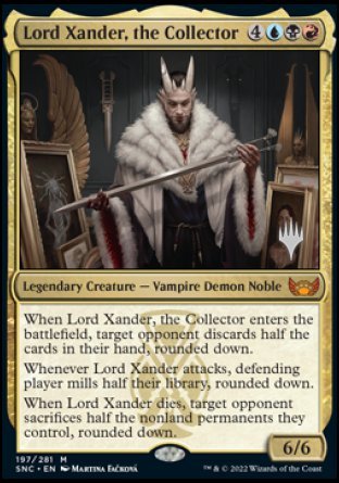 Lord Xander, the Collector (Promo Pack) [Streets of New Capenna Promos] | Gaming Infinity