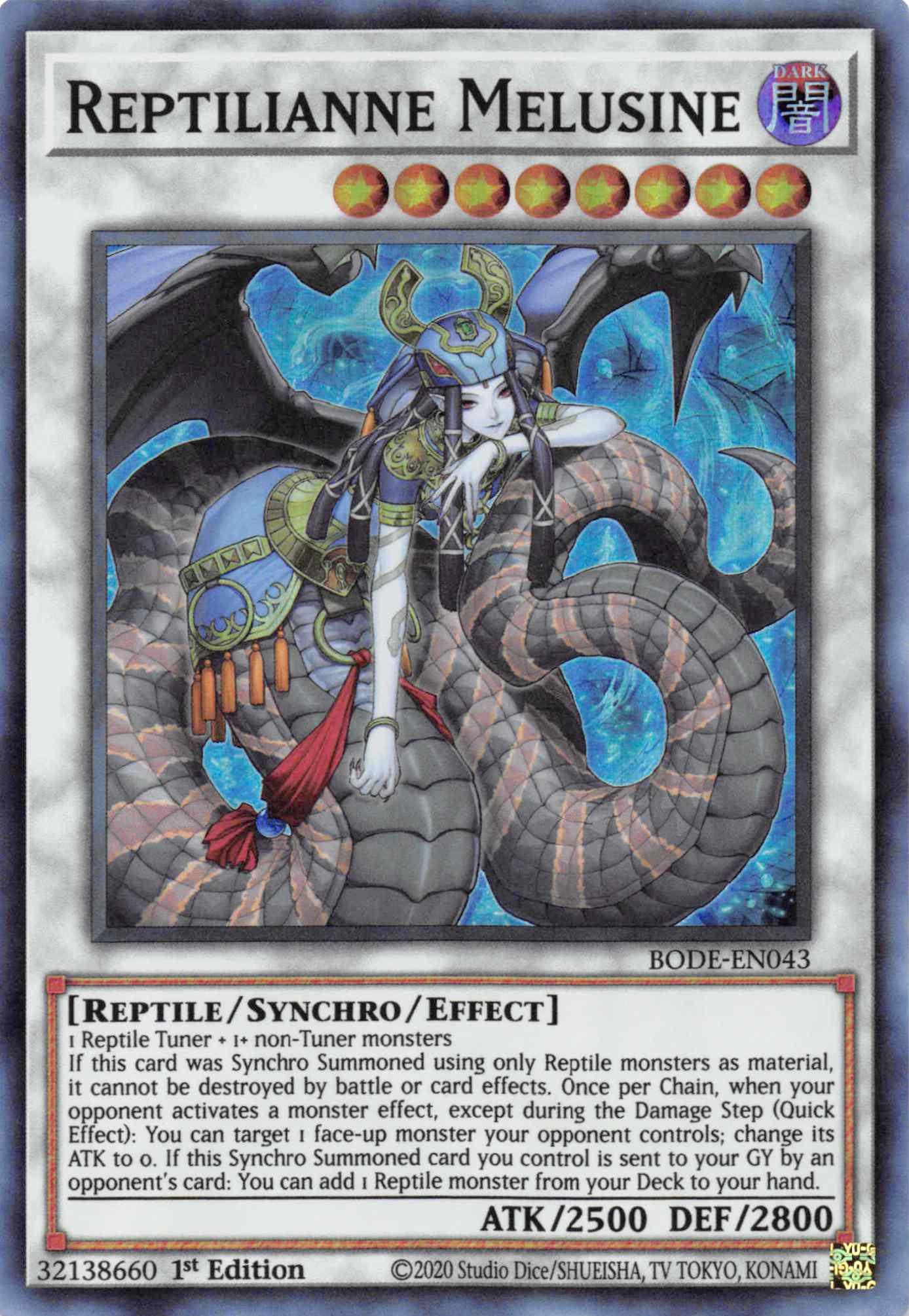 Reptilianne Melusine [BODE-EN043] Super Rare | Gaming Infinity