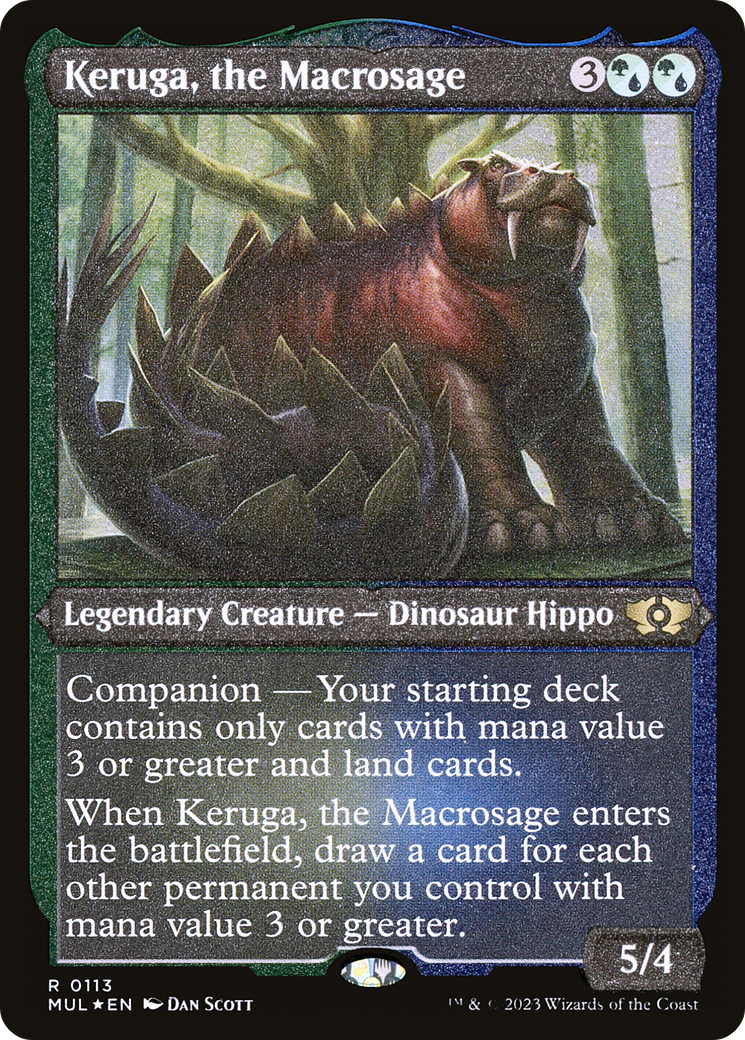 Keruga, the Macrosage (Foil Etched) [Multiverse Legends] | Gaming Infinity