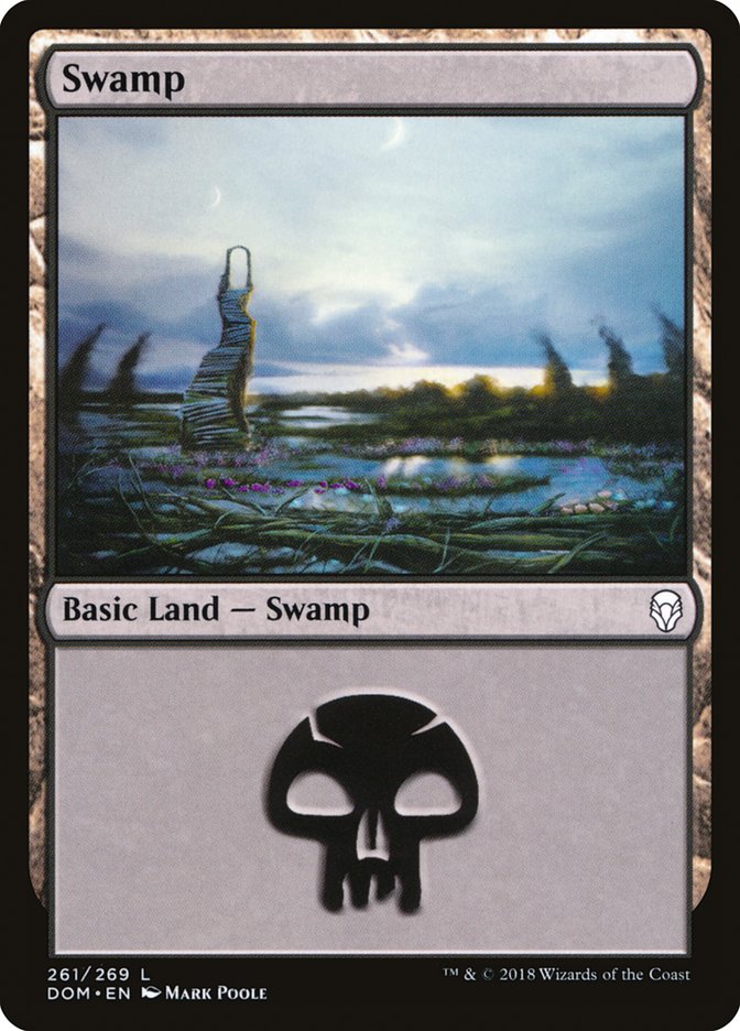 Swamp (261) [Dominaria] | Gaming Infinity