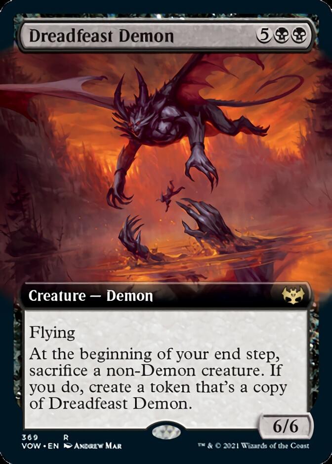 Dreadfeast Demon (Extended) [Innistrad: Crimson Vow] | Gaming Infinity