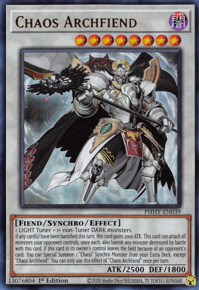 Chaos Archfiend [PHHY-EN039] Ultra Rare | Gaming Infinity