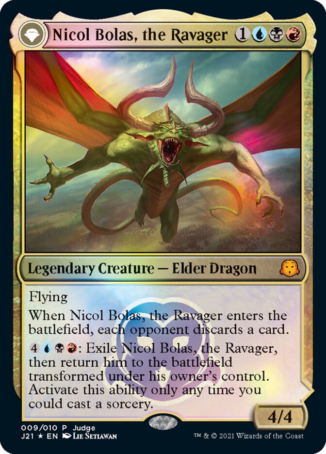 Nicol Bolas, the Ravager [Judge Gift Cards 2021] | Gaming Infinity