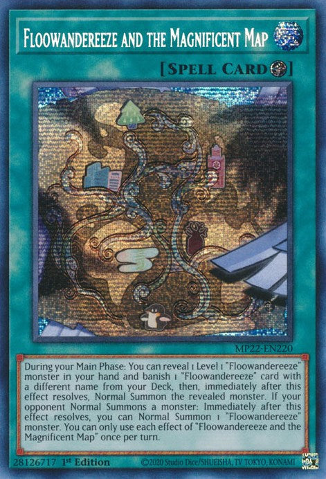 Floowandereeze and the Magnificent Map [MP22-EN220] Prismatic Secret Rare | Gaming Infinity