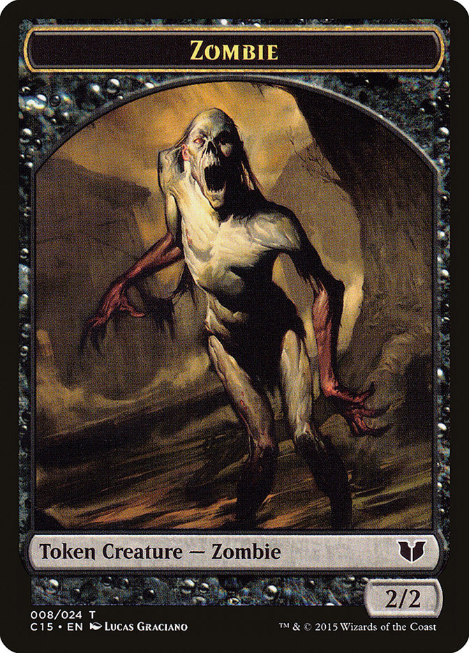 Germ // Zombie Double-Sided Token [Commander 2015 Tokens] | Gaming Infinity