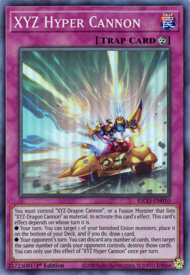XYZ Hyper Cannon (Super Rare) [KICO-EN010] Super Rare | Gaming Infinity