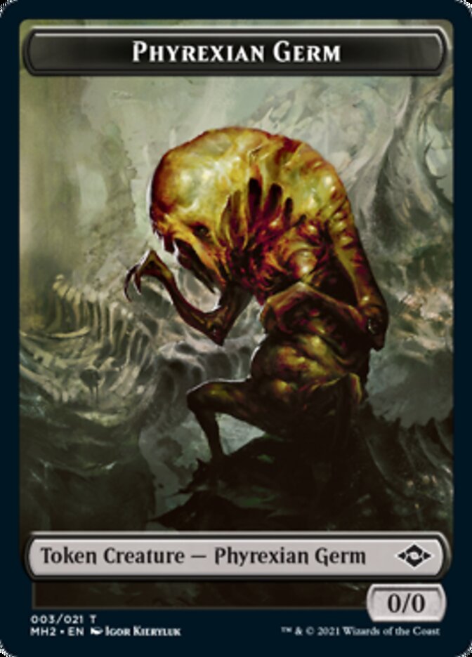 Phyrexian Germ Token // Treasure Token (#21) [Modern Horizons 2 Tokens] | Gaming Infinity
