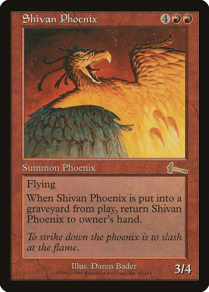 Shivan Phoenix [Urza's Legacy] | Gaming Infinity