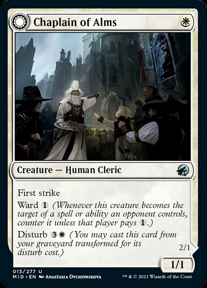 Chaplain of Alms // Chapel Shieldgeist [Innistrad: Midnight Hunt] | Gaming Infinity