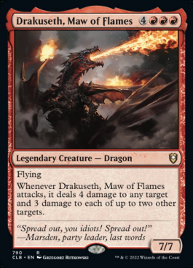 Drakuseth, Maw of Flames [Commander Legends: Battle for Baldur's Gate] | Gaming Infinity