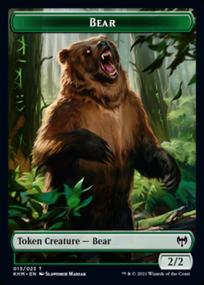 Bear Token [Kaldheim] | Gaming Infinity