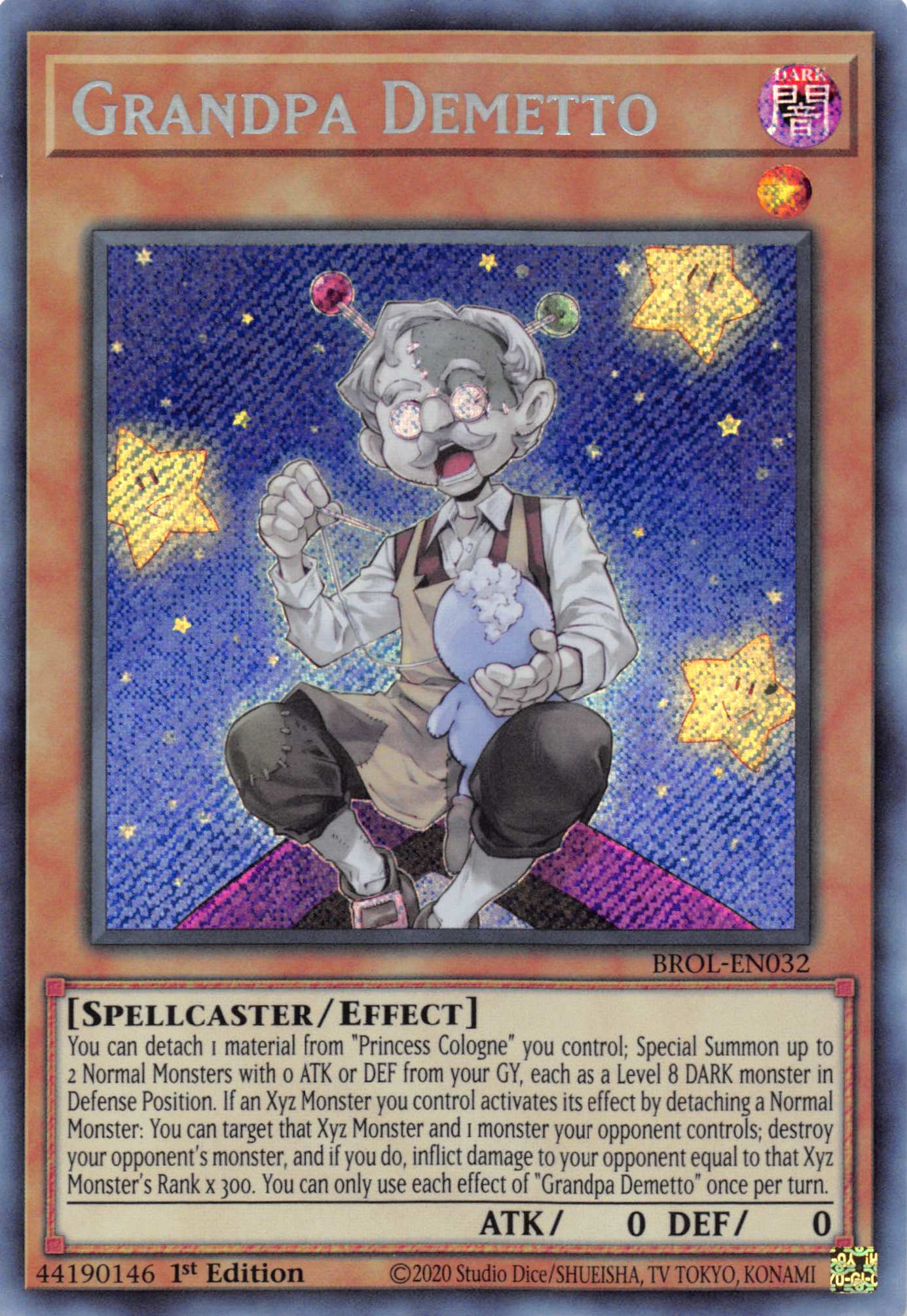 Grandpa Demetto [BROL-EN032] Secret Rare | Gaming Infinity