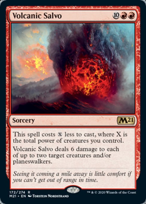 Volcanic Salvo [Core Set 2021] | Gaming Infinity