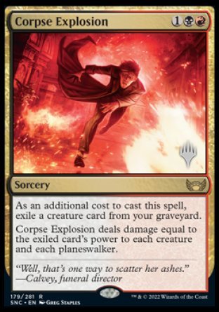 Corpse Explosion (Promo Pack) [Streets of New Capenna Promos] | Gaming Infinity
