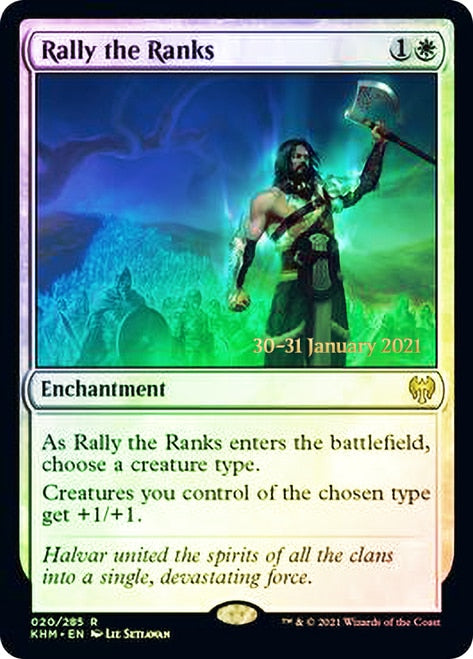 Rally the Ranks  [Kaldheim Prerelease Promos] | Gaming Infinity