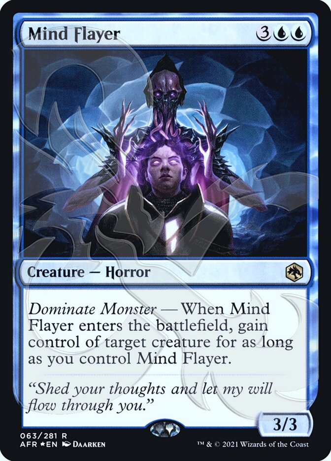 Mind Flayer (Ampersand Promo) [Dungeons & Dragons: Adventures in the Forgotten Realms Promos] | Gaming Infinity