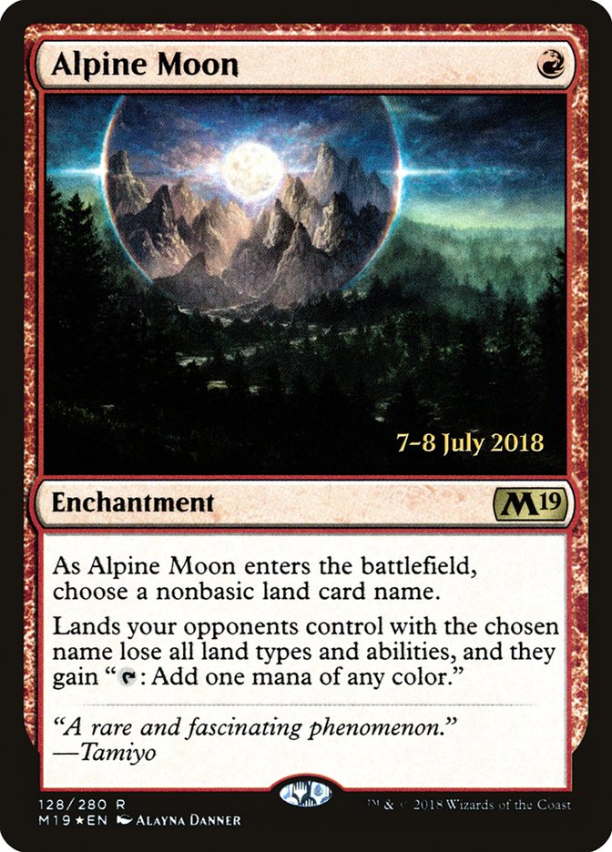 Alpine Moon  [Core Set 2019 Prerelease Promos] | Gaming Infinity