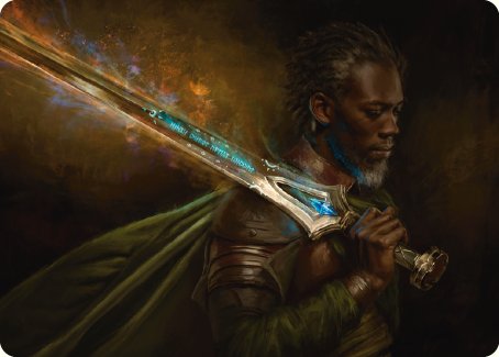 Anduril, Flame of the West Art Card [The Lord of the Rings: Tales of Middle-earth Art Series] | Gaming Infinity