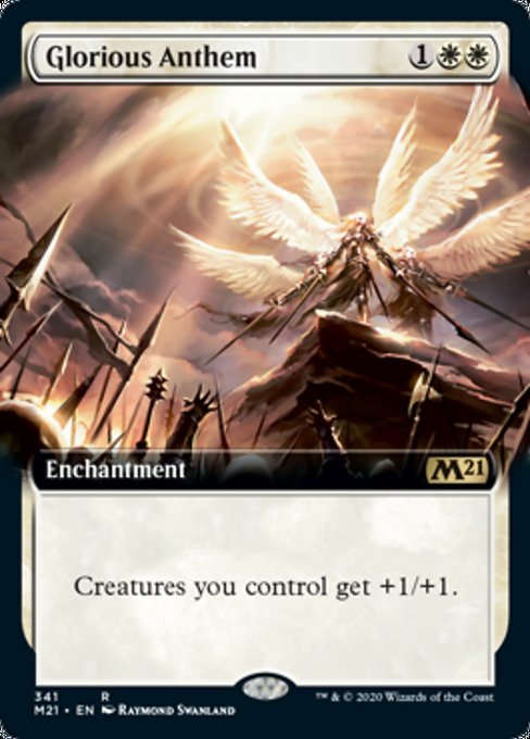 Glorious Anthem (Extended Art) [Core Set 2021] | Gaming Infinity
