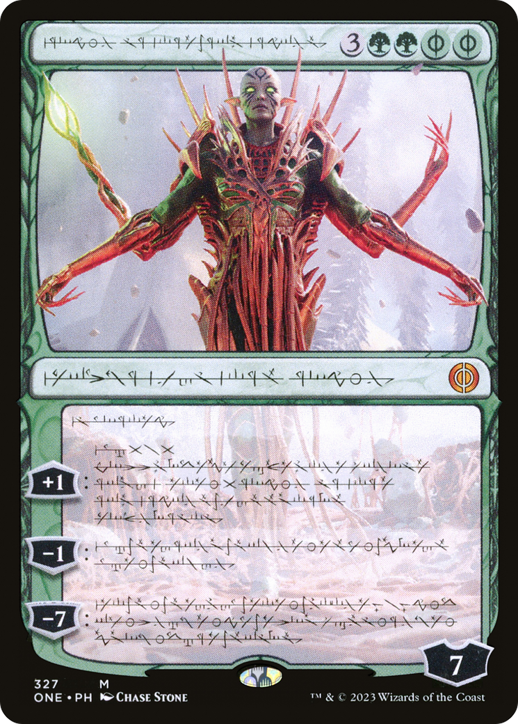 Nissa, Ascended Animist (Phyrexian) [Phyrexia: All Will Be One] | Gaming Infinity