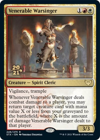 Venerable Warsinger [Strixhaven: School of Mages Prerelease Promos] | Gaming Infinity