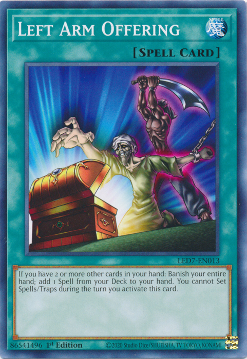 Left Arm Offering [LED7-EN013] Common | Gaming Infinity