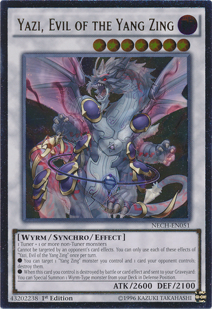 Yazi, Evil of the Yang Zing [NECH-EN051] Ultimate Rare | Gaming Infinity