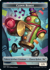 Clown Robot (003) // Treasure (013) Double-sided Token [Unfinity Tokens] | Gaming Infinity