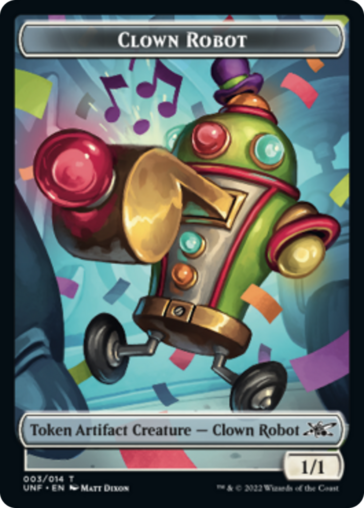 Clown Robot (003) // Balloon Double-sided Token [Unfinity Tokens] | Gaming Infinity