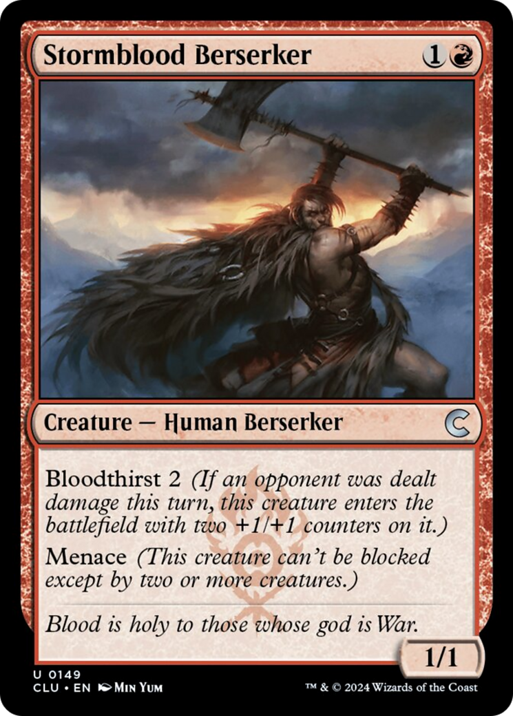 Stormblood Berserker [Ravnica: Clue Edition] | Gaming Infinity