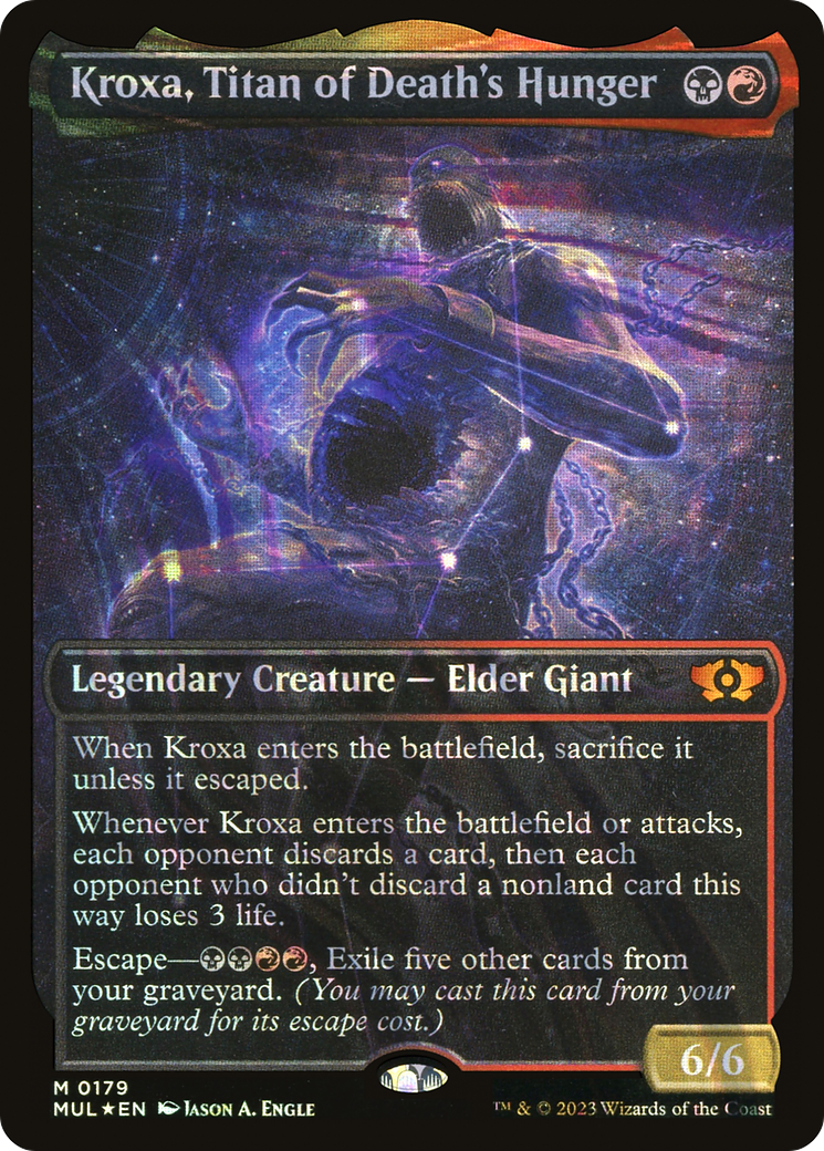 Kroxa, Titan of Death's Hunger (Halo Foil) [Multiverse Legends] | Gaming Infinity