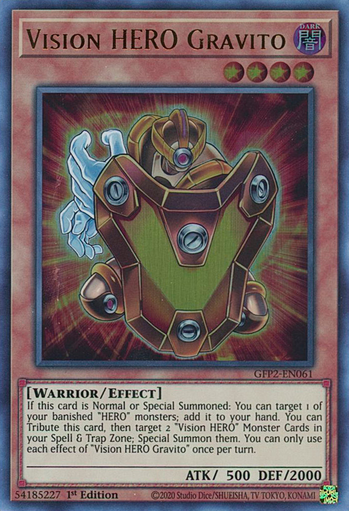 Vision HERO Gravito [GFP2-EN061] Ultra Rare | Gaming Infinity