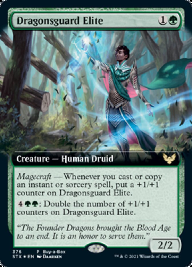 Dragonsguard Elite (Buy-A-Box) [Strixhaven: School of Mages Promos] | Gaming Infinity