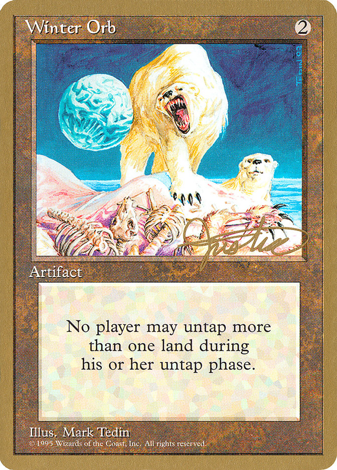 Winter Orb (Mark Justice) [Pro Tour Collector Set] | Gaming Infinity