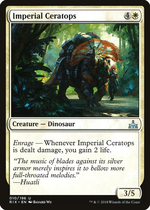 Imperial Ceratops [Rivals of Ixalan] | Gaming Infinity