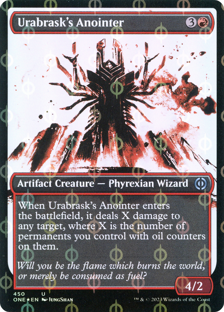 Urabrask's Anointer (Showcase Ichor Step-and-Compleat Foil) [Phyrexia: All Will Be One] | Gaming Infinity