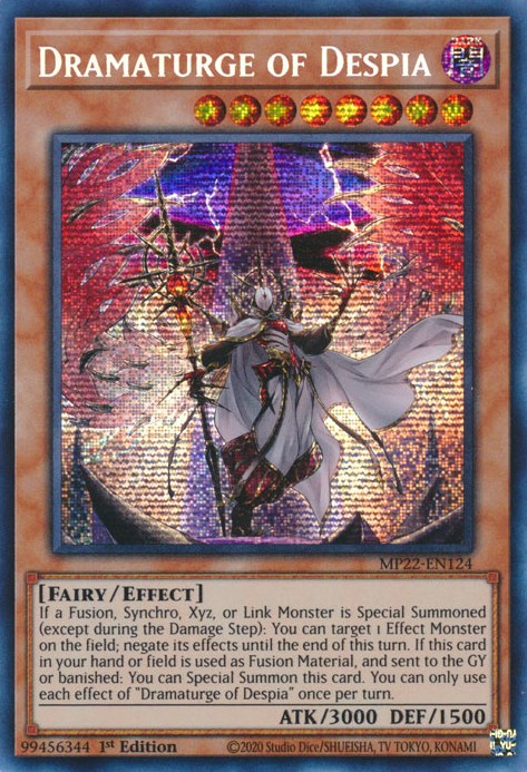 Dramaturge of Despia [MP22-EN124] Prismatic Secret Rare | Gaming Infinity