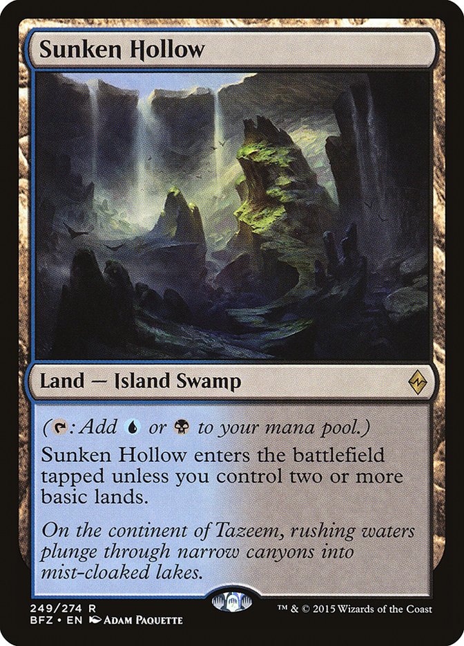 Sunken Hollow [Battle for Zendikar] | Gaming Infinity