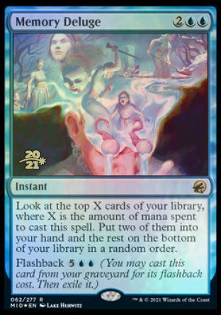 Memory Deluge [Innistrad: Midnight Hunt Prerelease Promos] | Gaming Infinity